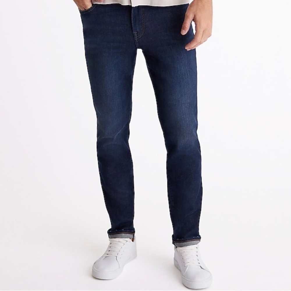 Express Dark Blue Slim Jeans - Picture 1 of 6
